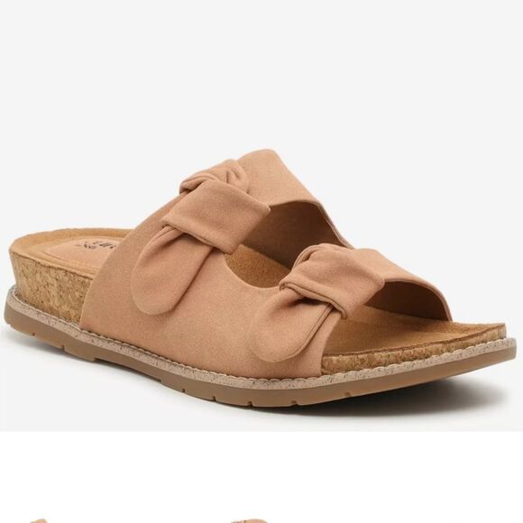 Eurosoft Golden Knot Sandal, size 7.5, tan. - Picture 1 of 10